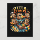 Search for cartoon otter postcards Wildlife