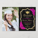 Search for pink and gold graduation invitations Tassel