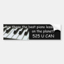 Search for piano bumper stickers Music