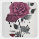 Search for abstract floral design stickers Rose