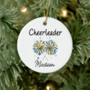 Search for cheerleader christmas tree decorations High school