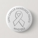Search for lung cancer ribbon badges November