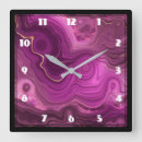 Search for amethyst clocks Modern