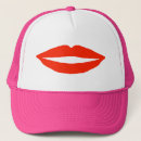 Search for red lips hats Funny