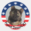 Search for red white blue cat stickers Politics