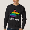 Search for lesbian couple hoodies Rainbow