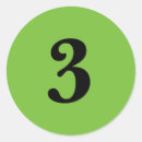 Search for number 3 stickers Three