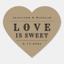 Search for love is sweet heart stickers Homemade