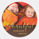 Search for thanksgiving greeting stickers Thankful