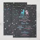 Search for buck or doe invitations Pink or blue
