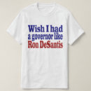 Search for ron desantis tshirts Governor