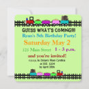 Search for thomas the train invitations Choo choo