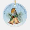 Search for red robin christmas tree decorations Holly