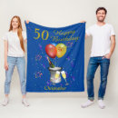 Search for 50th birthday blankets 50 years old