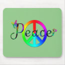 Search for butterfly peace mousepads Psychedelic