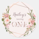 Search for turn one stickers Watercolor