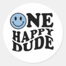 Search for blue face stickers Retro