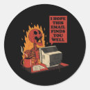 Search for email stickers Skeleton