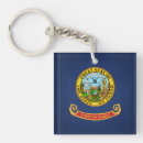 Search for state of idaho key rings Flag