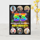 Search for fifty third birthday cards 53 years old