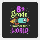 Search for vintage rockets stickers Alien