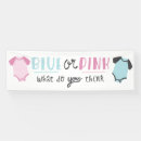 Search for gender reveal banners Baby shower