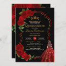 Search for elegant red quinceanera invitations Roses
