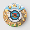 Search for archery clocks Bow and arrow