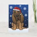 Search for bloodhound christmas cards Cute