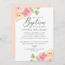 Search for peach christening invitations Flowers