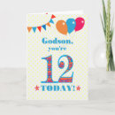 Search for balloons 12th birthday cards Twelve