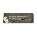 Search for rustic wedding return address labels Stylish