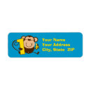 Search for boy monkey return address labels Boys