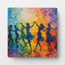 Search for dancing plaques Silhouette