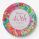 Search for hot pink and orange plates Bold