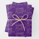Search for purple foil wrapping paper Merry christmas
