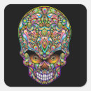 Search for psychedelic skull stickers Halloween