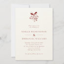 Search for red bell invitations Winter
