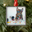 Search for husky christmas tree decorations Snow dog