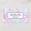 Search for cotton candy business cards Pink