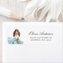 Search for cocker return address labels Watercolor