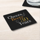 Search for 30th birthday coasters Typography