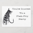Search for fish fry party invitations Vintage