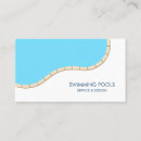 Search for swimming pool business cards Modern
