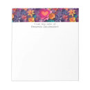 Search for flower pattern notepads Floral
