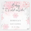 Search for glittery snowflakes stickers Pink