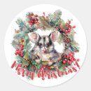 Search for holly leaves and berries stickers Festive