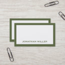 Search for olive green business cards Classic