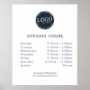 Search for hours business posters Modern