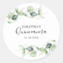 Search for sage green monogram stickers Eucalyptus